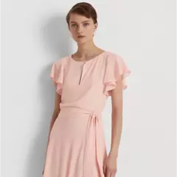 Lauren Ralph Lauren NWT
Belted Bubble Crepe Dress Size 12 - Picture 3 of 7